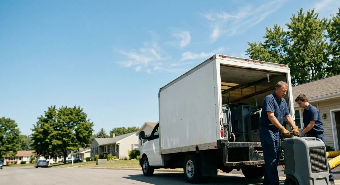 Water Damage Cleanup in Lewisville, IN near me